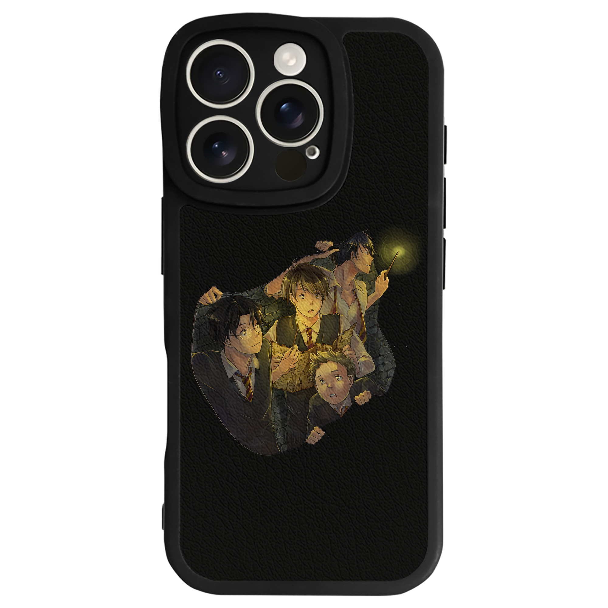 （画像用） Harry Potter ハリー・ポッターシリーズ 【iPhone 16シリーズ対応】シリコンスマホケース（レザー調） 材質：シリコン